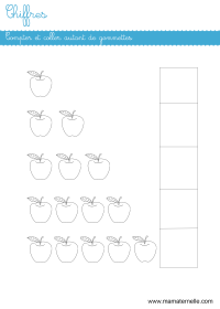 Petite section - Mathématiques : colorier en suivant les indications