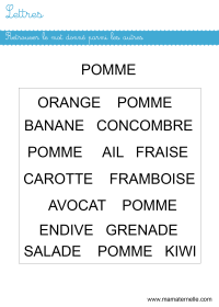 Moyenne section - Mathématiques : reproduire un algorithme