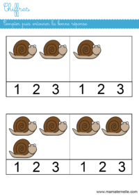 Petite section - Mathématiques : compter puis entourer