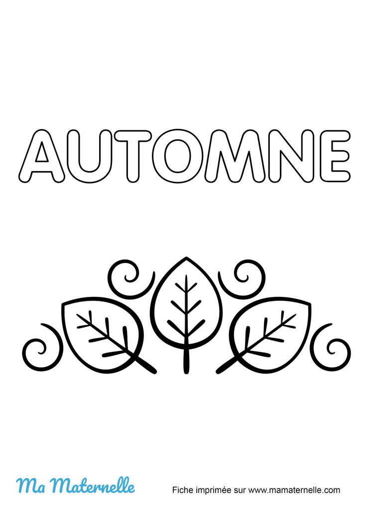 Activités - Coloriage : automne