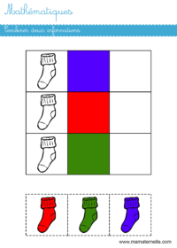 Moyenne section - Mathématiques : combiner des informations