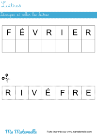 Activités - Coloriage du mois de février