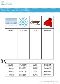 Activités - Activité : bonshommes de neige