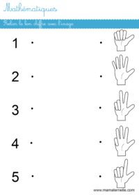 Petite section - Mathématiques : découper et coller