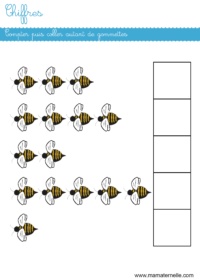 Petite section - Chiffres : compter puis entourer
