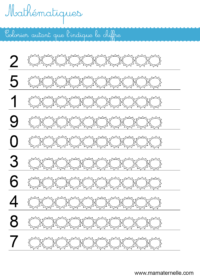 Grande section - Mathématiques : compter et écrire le nombre