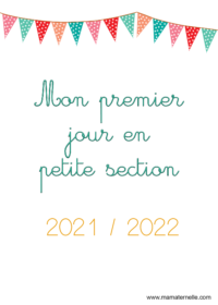 Petite section - Mon premier jour en PS