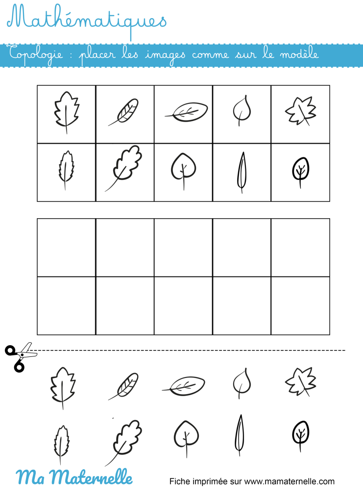 Grande section - Mathématiques : topologie