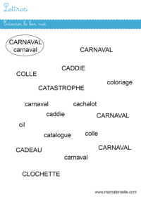 Activités - Activité : masque pour carnaval