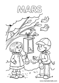 Activités - Coloriage bon anniversaire