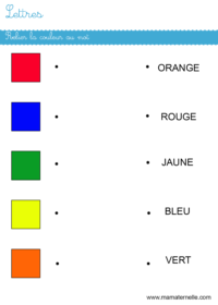 Grande section - Lettres : retrouver les mots identiques