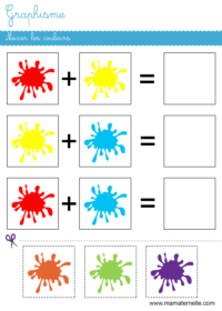 Moyenne section - Mathématiques : dessiner les fleurs manquantes