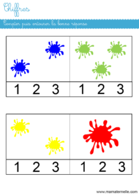 Grande section - Mathématiques : compter puis écrire le nombre