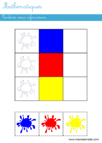 Moyenne section - Mathématiques : combiner des informations