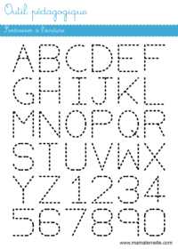 Activités - Outil pédagogique : alphabet