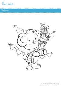 Activités - Coloriage : bonne fête