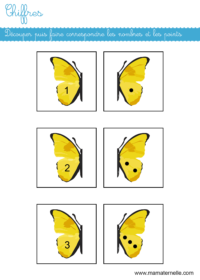 Petite section - Mathématiques : découper et faire correspondre