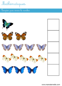 Moyenne section - Mathématiques : colorier selon les indications