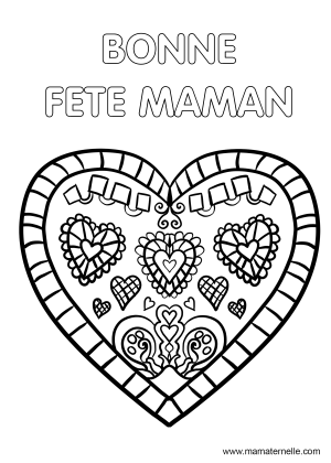 Coloriage : bonne fête - Ma Maternelle