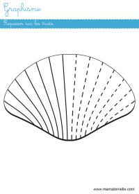 Moyenne section - Graphisme : repasser sur les traits