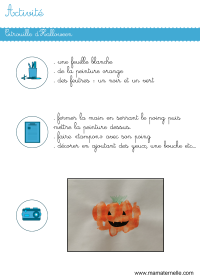 Activités - Activité : pliage halloween