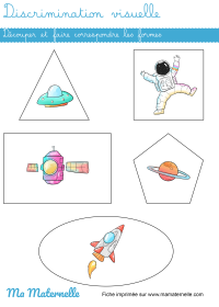 Grande section - Discrimination visuelle : faire correspondre les formes