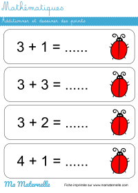 Petite section - Mathématiques : colorier en fonction des indications