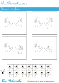 Grande section - Mathématiques : découper et placer