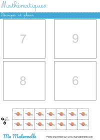 Grande section - Mathématiques : découper et placer