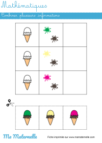 Moyenne section - Discrimination visuelle : faire correspondre