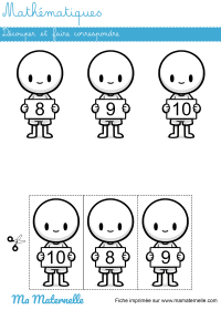 Grande section - Mathématiques : associer