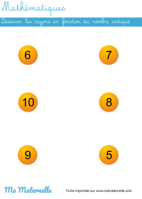 Grande section - Mathématiques : dénombrer et écrire