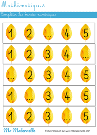 Grande section - Mathématiques : additionner et colorier