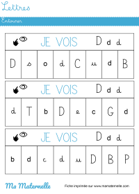 Grande section - Mathématiques : colorier « devant »