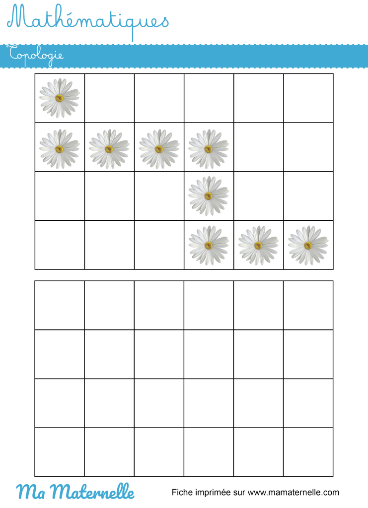 Grande section - Mathématiques : topologie version printemps